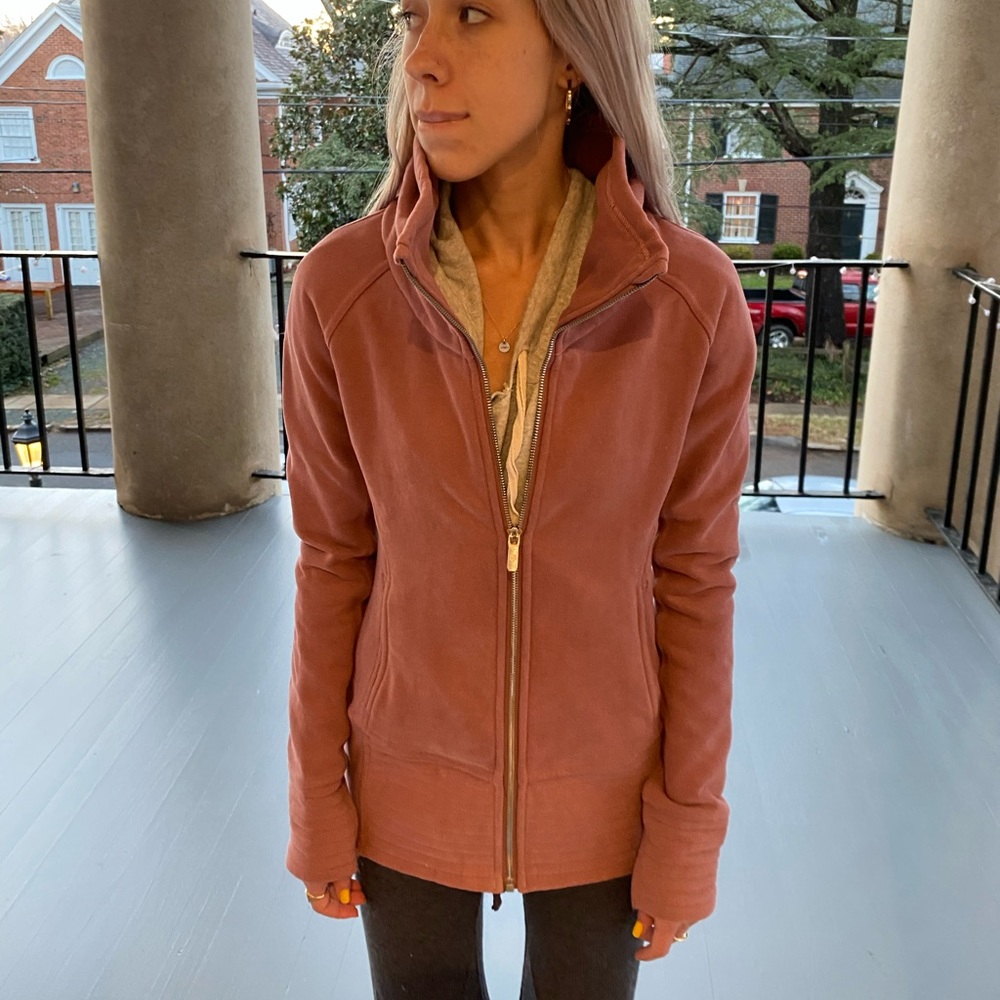Lululemon long zip up jacket